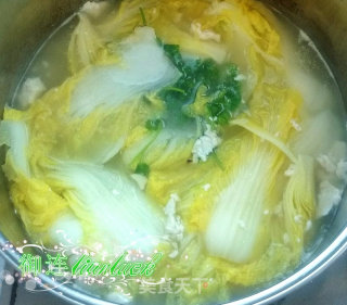 一次过做三餸一汤之～～排骨豆腐汤娃娃菜的做法步骤：8