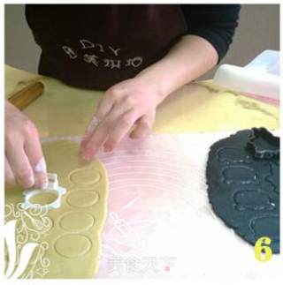 [香兰世家]成都形象--超萌熊猫饼干的做法步骤：6