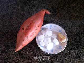红薯姜片汤羹的做法步骤：1