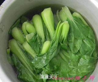 香菇扒油菜的做法步骤：4