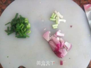 彩椒榨菜炒火腿丝的做法步骤：3