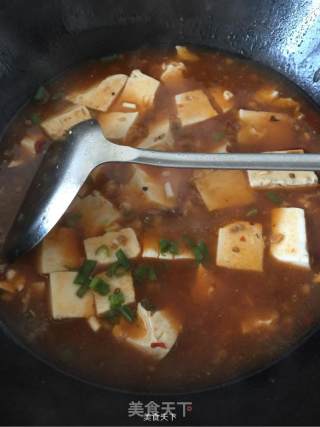 家常麻婆豆腐的做法步骤：8