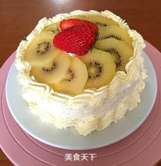 奇异果奶油蛋糕的做法步骤：12