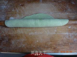 健康营养蔬菜绿面条手擀面的做法步骤：6