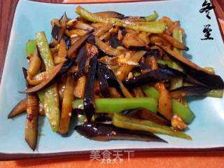 辣炒茄条的做法步骤：7