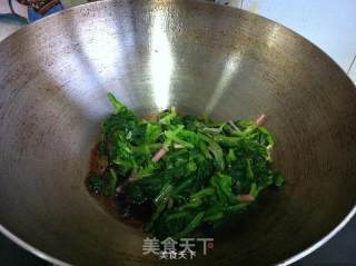 黄豆芽拌菠菜的做法步骤：9