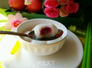 鲜花汤圆的做法步骤：9