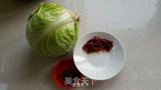 生拌圆白菜的做法步骤：1