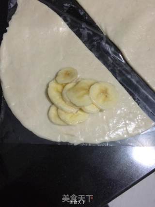 蜂蜜香蕉派的做法步骤：6