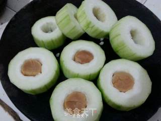 瑶柱节瓜环的做法步骤：3