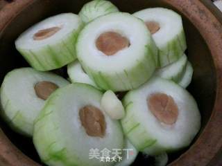 瑶柱节瓜环的做法步骤：4