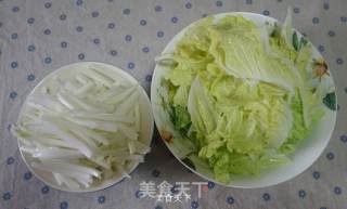 素炒白菜的做法步骤：1