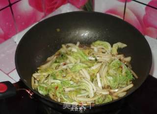 素炒白菜的做法步骤：7