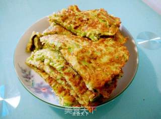 西葫芦鸡蛋饼的做法步骤：11
