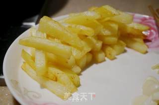 家常红烧土豆茄条(少油版)的做法步骤：5