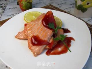 柠香三文鱼的做法步骤：6