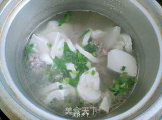 肉丸豆腐汤的做法步骤：6
