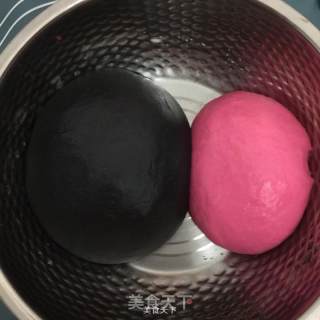 玫瑰竹炭吐司的做法步骤：8