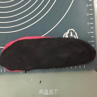 玫瑰竹炭吐司的做法步骤：14