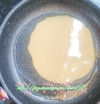 咸香牛奶鸡蛋饼（=＾● w ●＾=）的做法步骤：6