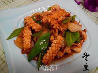油爆鱿鱼的做法步骤：9