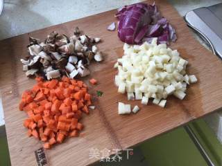 菠菜牛肉块面的做法步骤：3