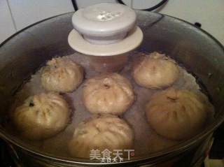 菠菜粉条鸡蛋素蒸包的做法步骤：12