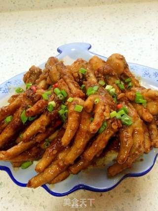 鱼香鸡爪的做法步骤：9