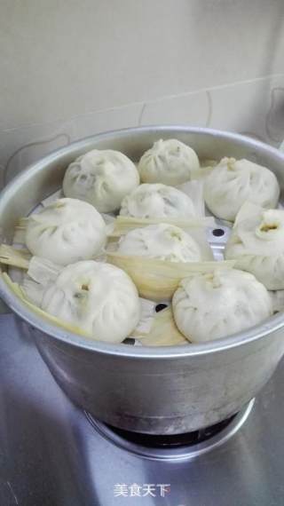 苔菜包子的做法步骤：11