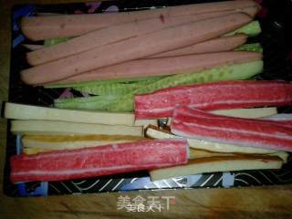 紫菜包饭的做法步骤：2