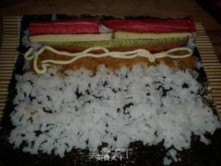 紫菜包饭的做法步骤：3