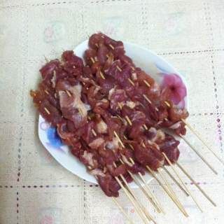 烤肉串的做法步骤：4