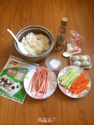 寿司的做法步骤：1