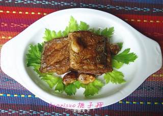 金蒜烧带鱼的做法步骤：6