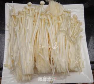 蒜茸粉丝金针菇的做法步骤：5