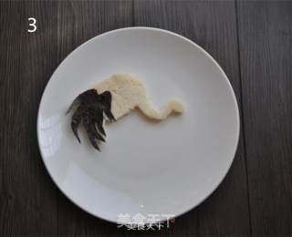 教你巧用吐司轻松制作国画版创意餐的做法步骤：3