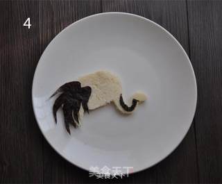 教你巧用吐司轻松制作国画版创意餐的做法步骤：4