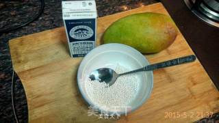 芒果牛奶西米露的做法步骤：1
