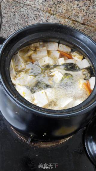 孕妇营养餐——豆腐炖黄甲鱼的做法步骤：7
