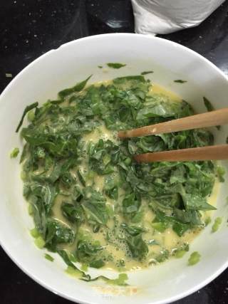 快手早餐之鸡蛋蔬菜饼的做法步骤：5