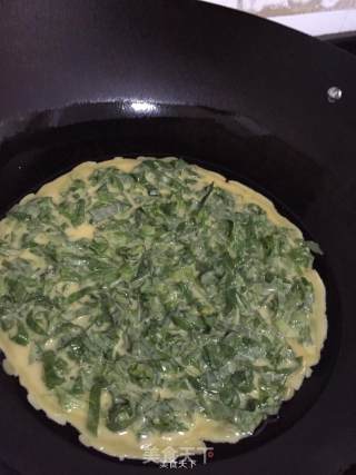 快手早餐之鸡蛋蔬菜饼的做法步骤：7