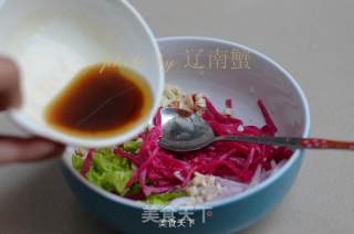 火龙果皮沙拉的做法步骤：8