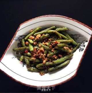 干煸四季豆的做法步骤：8