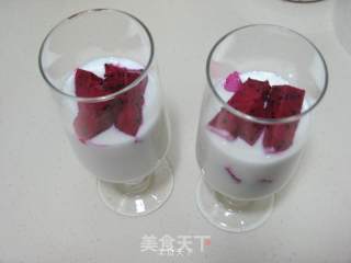 火龙果酸奶杯的做法步骤：7