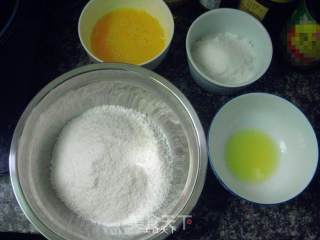 椰蓉瓦片（PH方子）的做法步骤：1