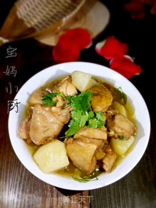 鸡腿炖土豆的做法步骤：9