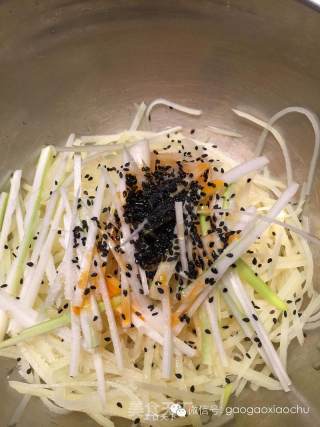 凉拌土豆丝的做法步骤：5