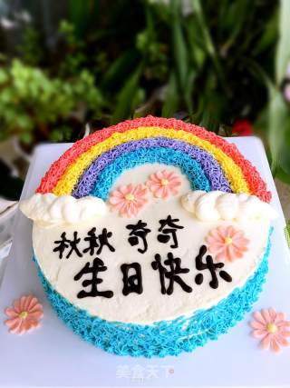彩虹蛋糕的做法步骤：10