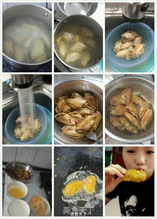 鸡翅的做法步骤：1