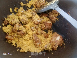 小米蒸排骨的做法步骤：8